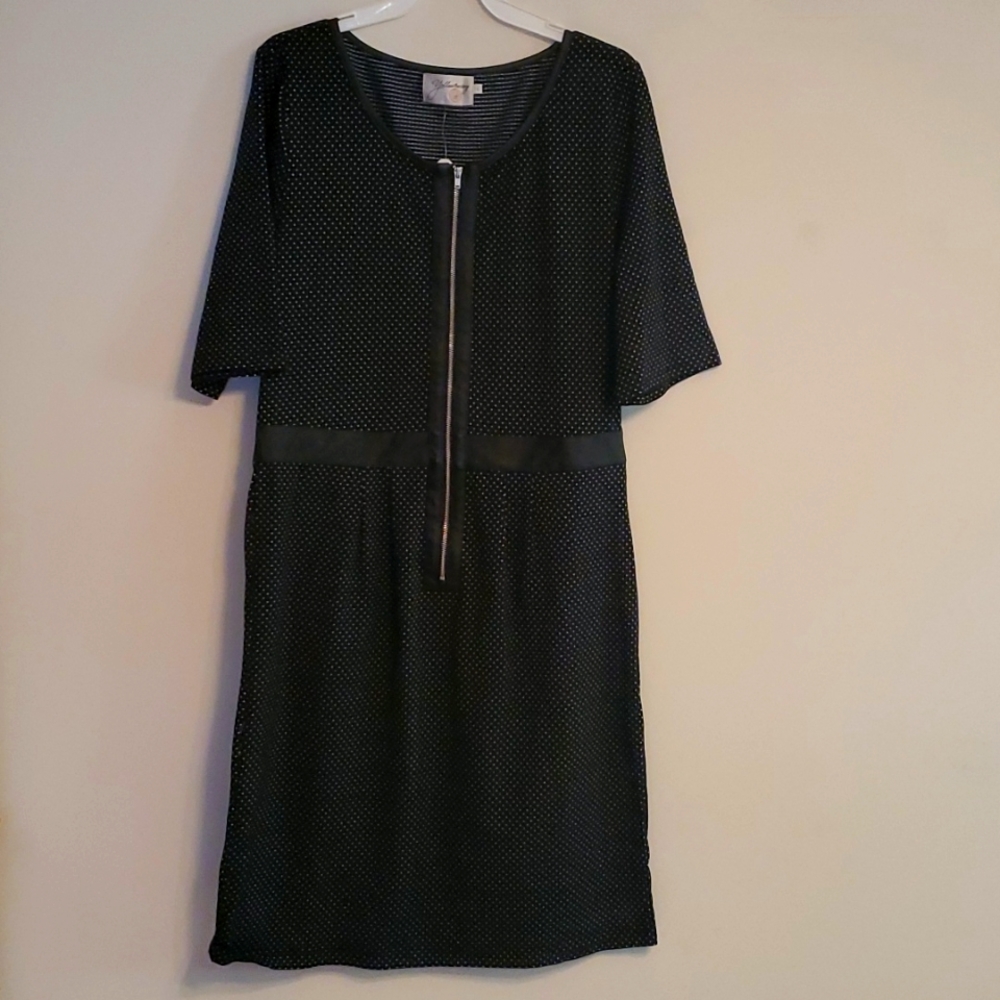 Black Polka Dot Julian Dress